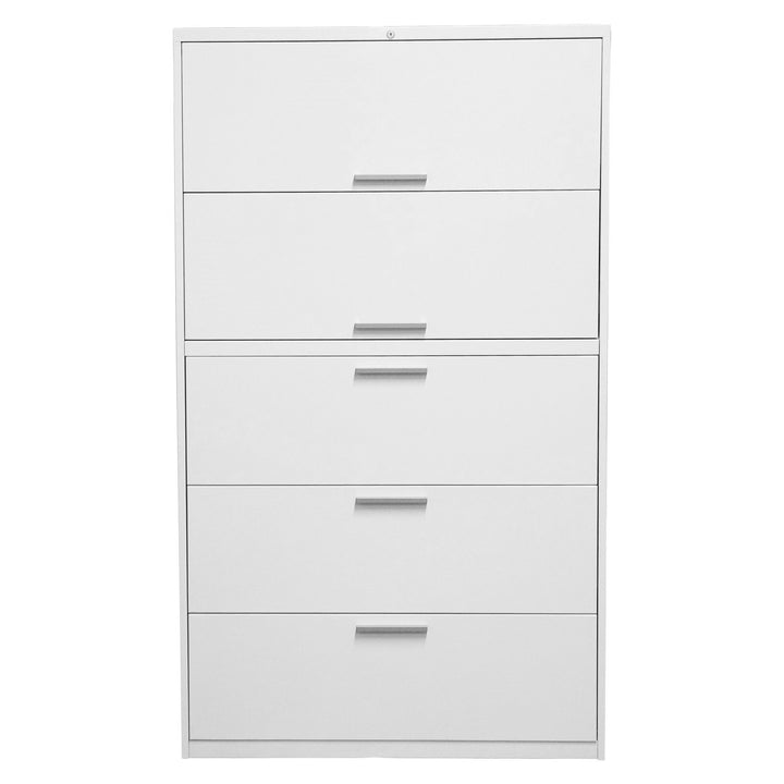 Teknion Ledger Lateral File Storage Cabinet, White - Preowned
