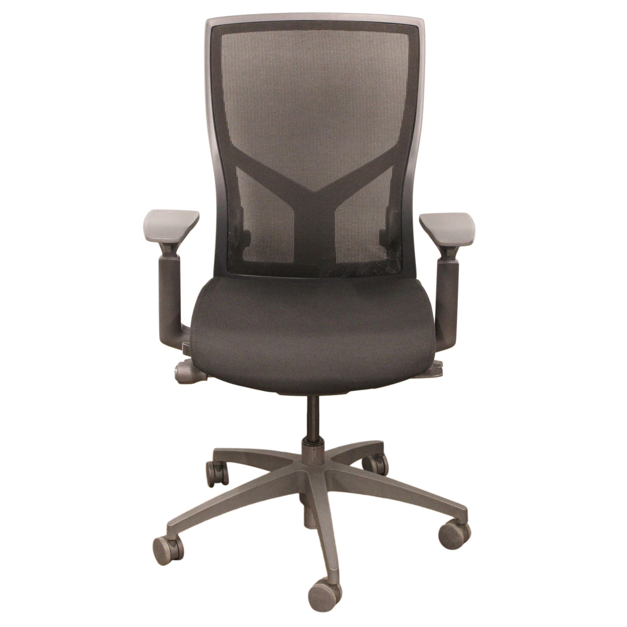 Sit-On-It Torsa Task Chair, Black Flexi Fabric - Preowned