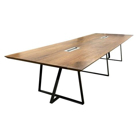 Custom Crafters Conference Table, Walnut Maple- Preowned