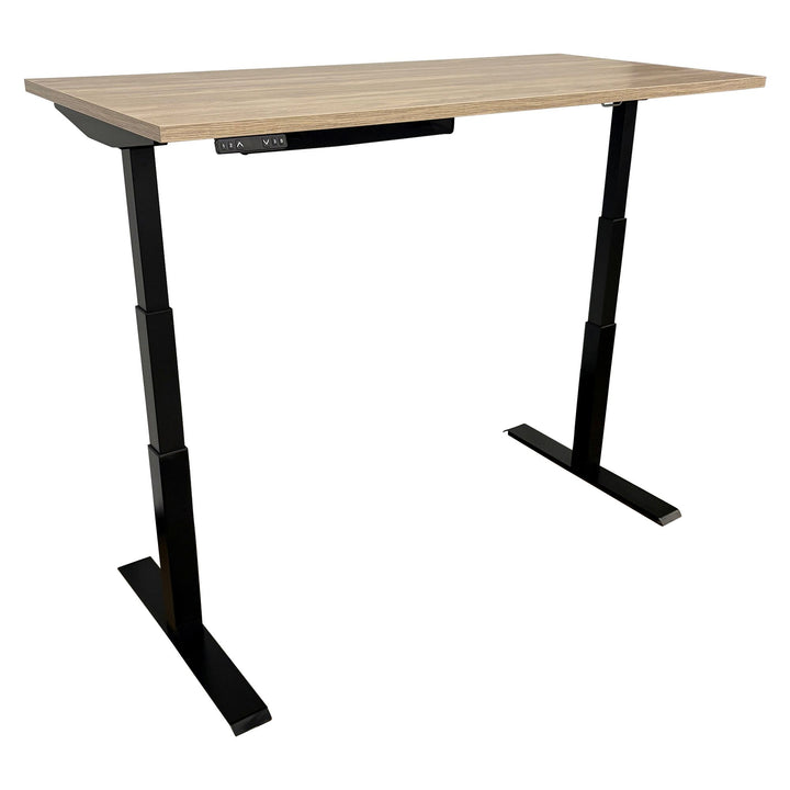 Teknion Navigate Height Adjustable Desk, Provincial Oak - Preowned
