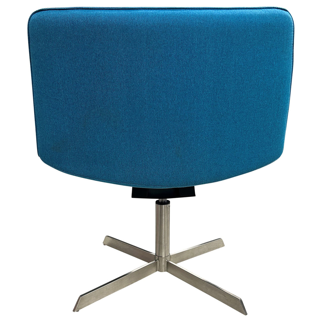 Mobital Varley Swivel Lounge Chair, Blue - Preowned