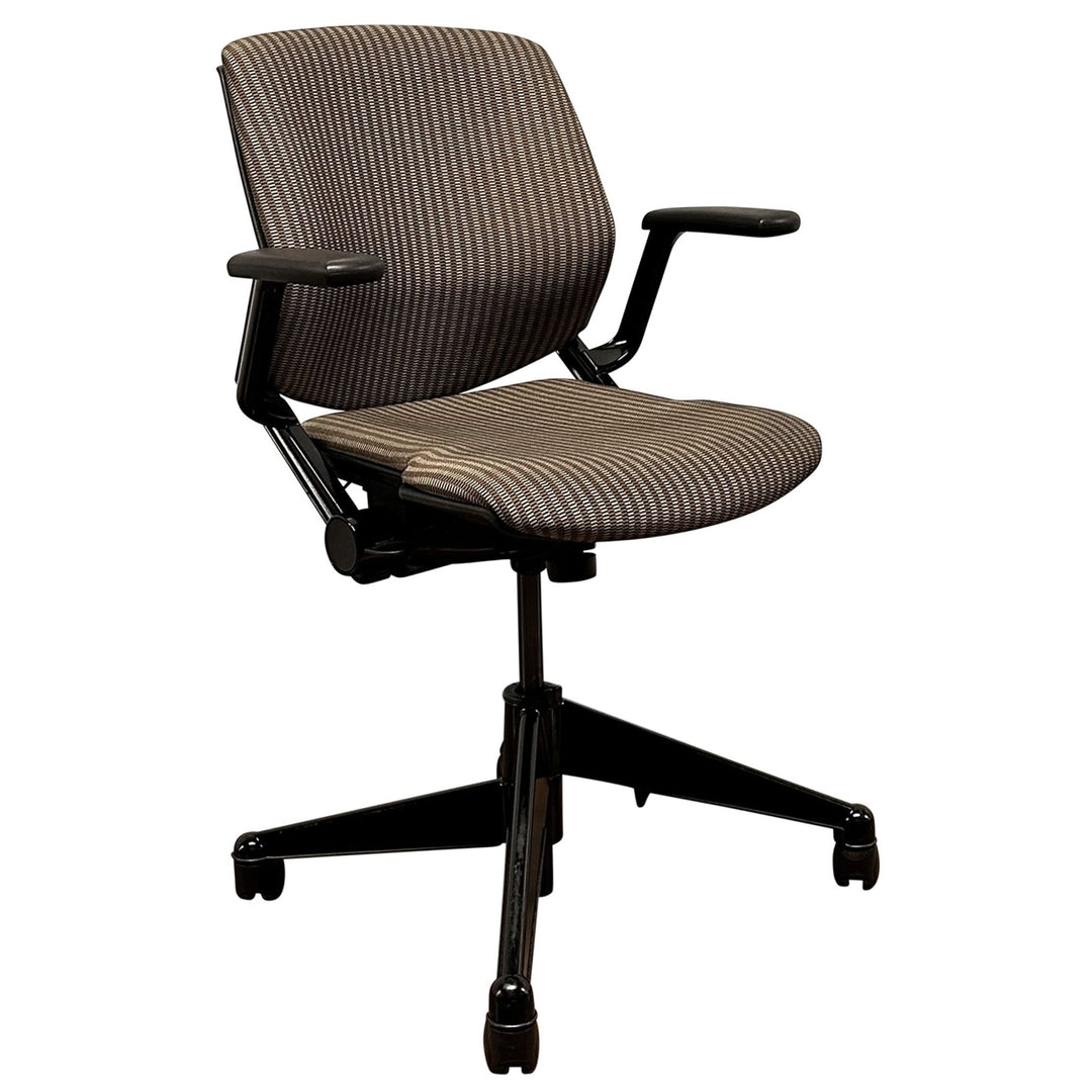 Steelcase Vecta Kart, Brown Stripe - Preowned