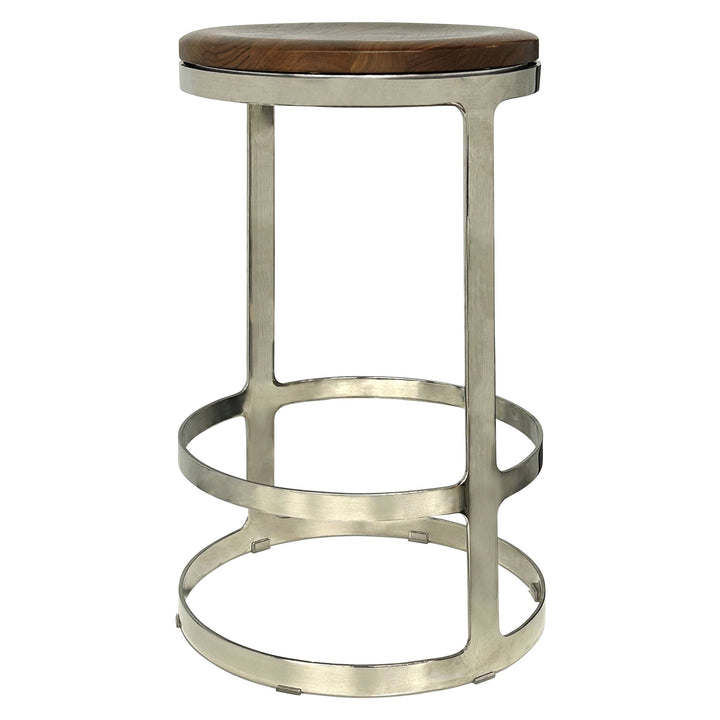 Bernhardt Aro Counter Height Stool, Walnut - Preowned