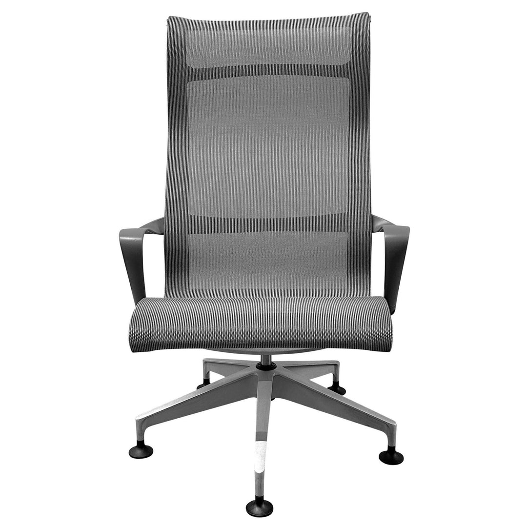 Herman Miller Setu Fixed Height Ergonomic Chair, Slate Grey - Preowned