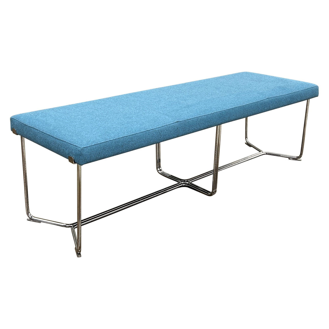 Harter Forum Lounge Bench, Sky Blue - Preowned