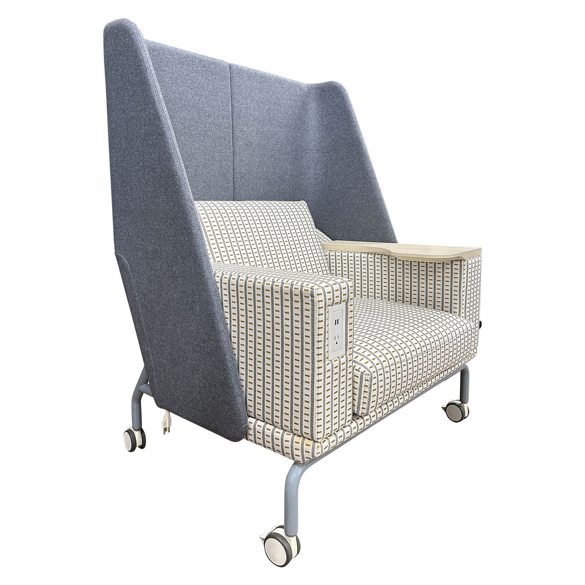 OFS Heya Mobile Lounge Chair, Maharam Chromium - Preowned – Rework ...