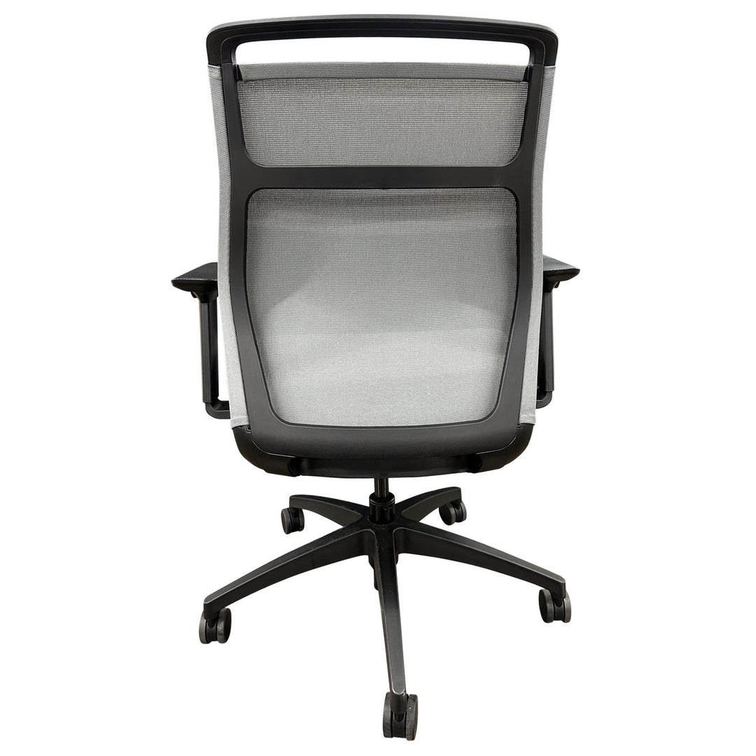 SitOnit Hexy High Back Ergonomic Task Chair, Nickel Mesh - New