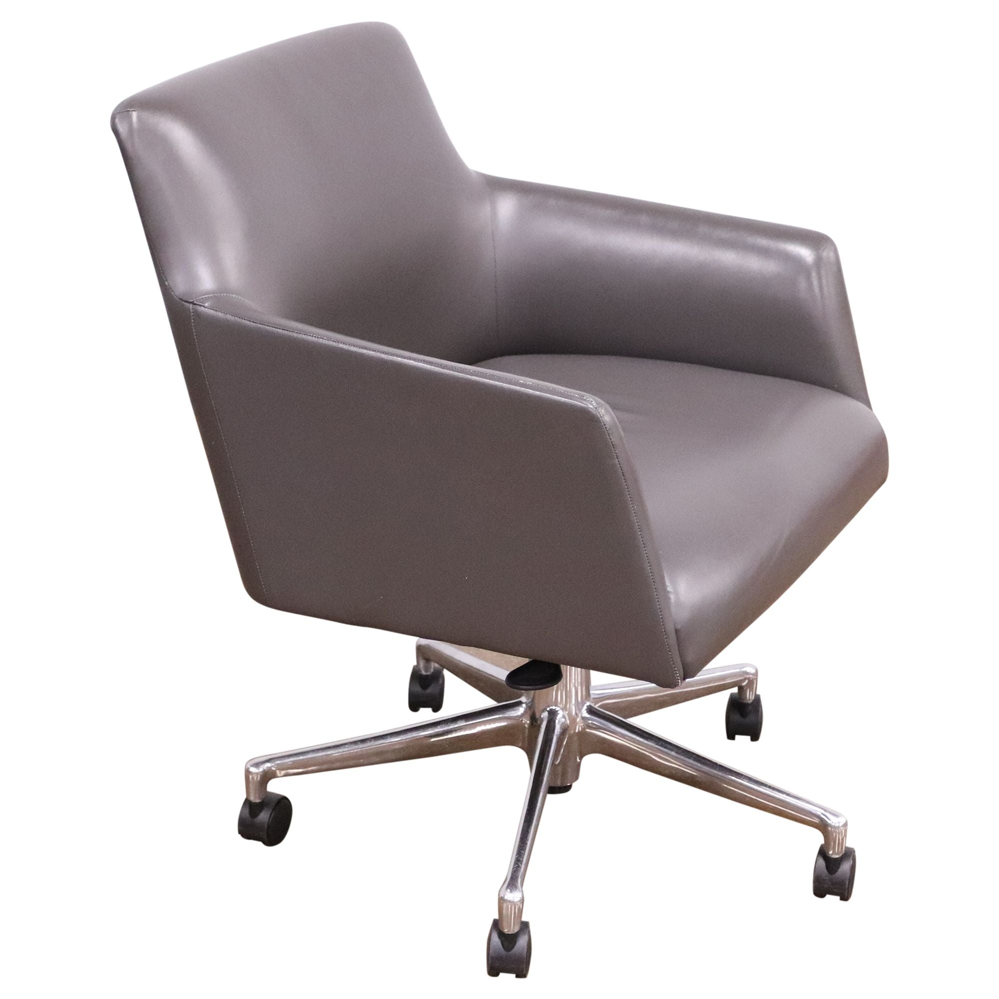 Vita Low Back Conference Chair, Slate Grey - Preowned