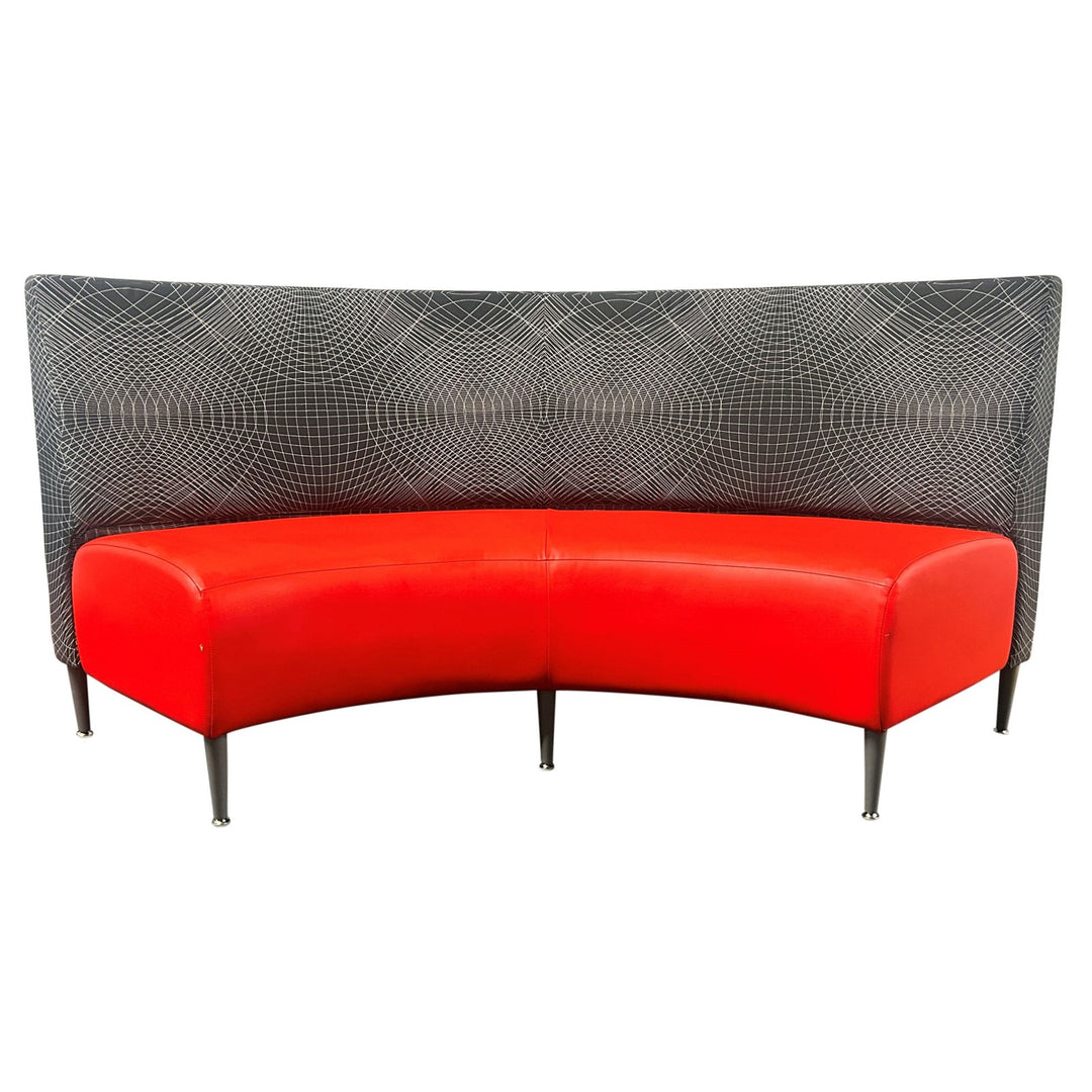 Krug Zola Privacy Curve Lounge Seat, Canter Red - Preowned