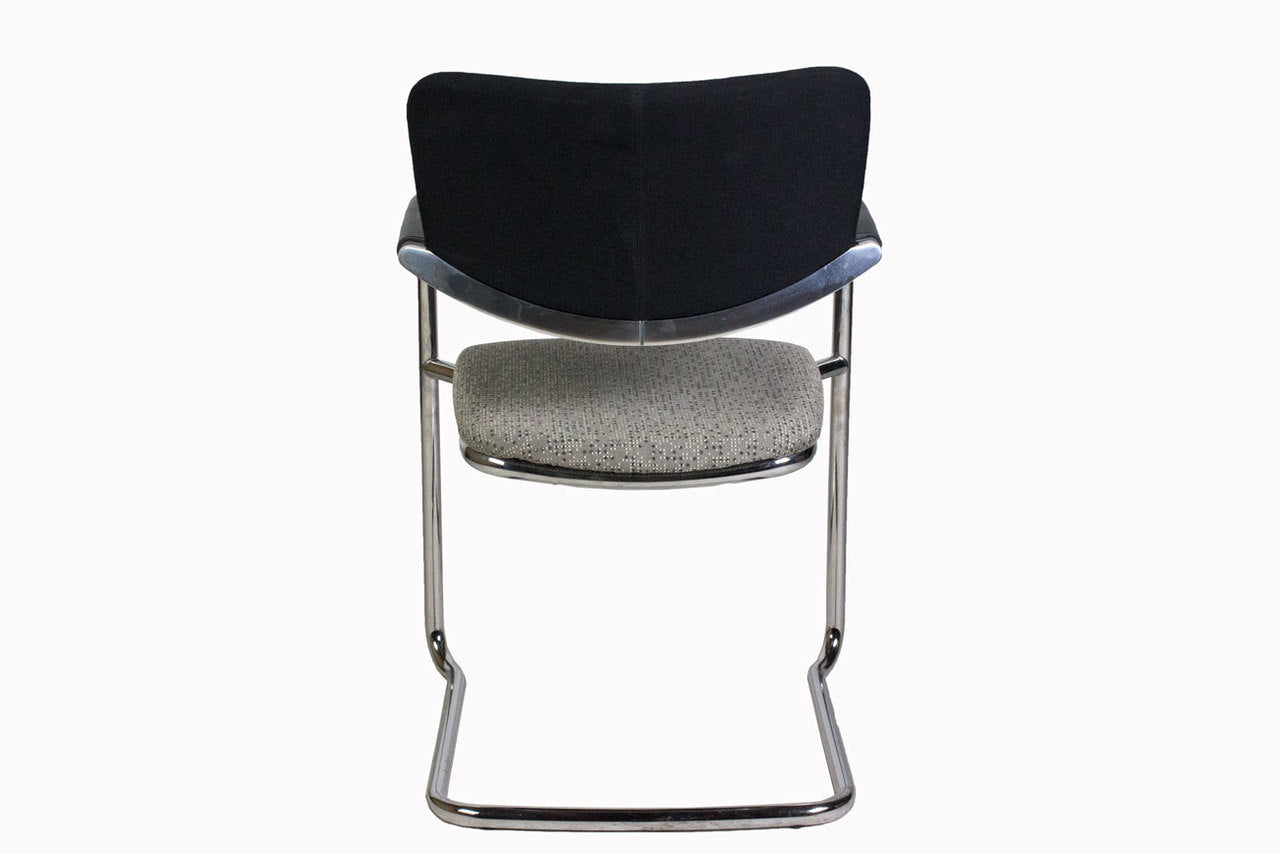 Haworth Zody Sled Base Chair, Grey - Preowned