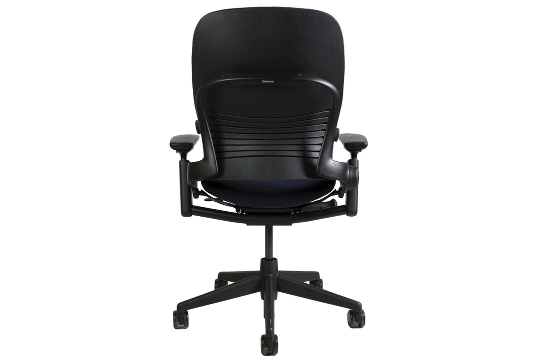 Steelcase Leap V2 Ergonomic Task Chair, Blue - Preowned