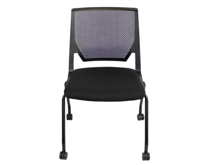 Haworth Very Armless Side Chair - w/ Casters - Preowned