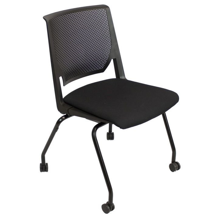 Haworth Very Armless Side Chair - w/ Casters - Preowned