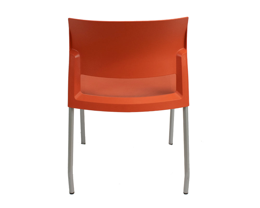 Steelcase Armless Move Chair - Chili Red - Preowned