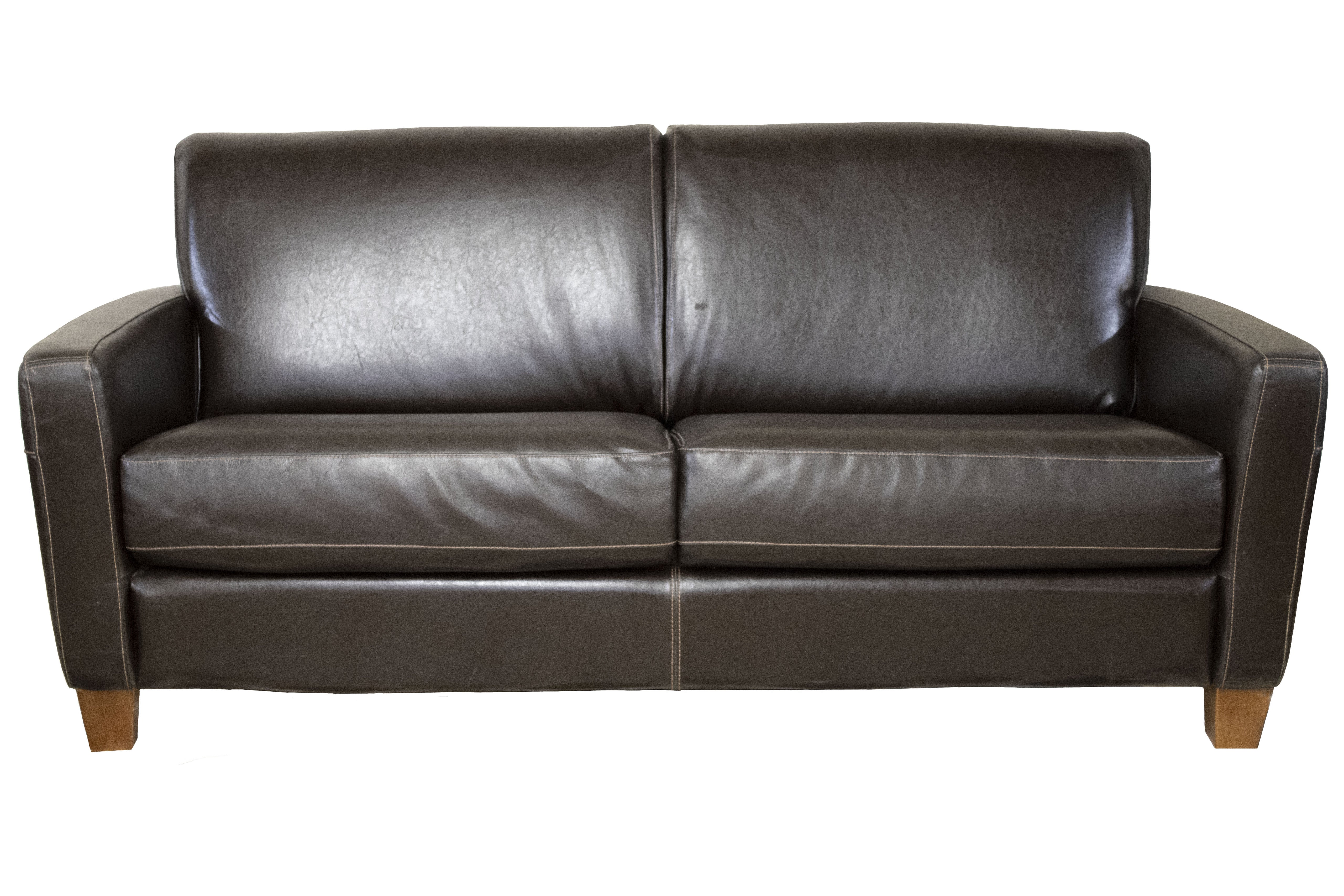 Divani Chateau Dax Leather 2 Seat Sofa - Preowned