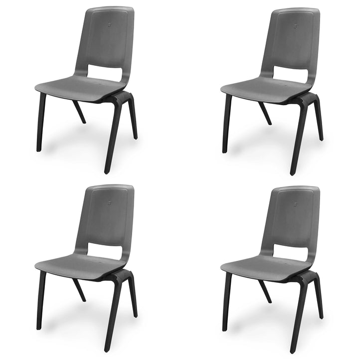 Compel Fila Stackable Chair, 4 Pack - New