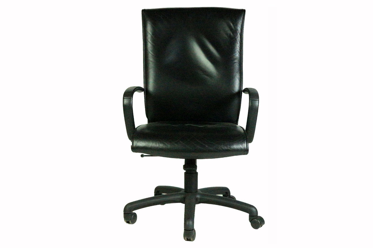Leather Conference Chair -Used