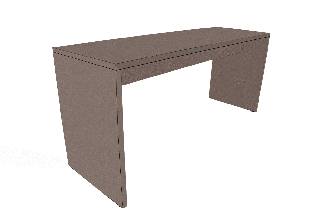 Community Table - 48" x 144" - Bar Height - Straight Edge Veneer - New CLOSEOUT