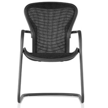 Herman Miller Aeron Size B Side Chair, Black - Preowned