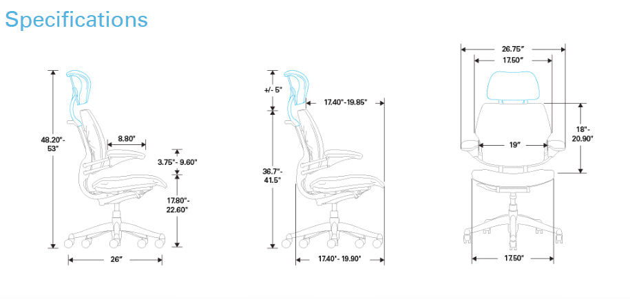 Humanscale Freedom Task Chair w/ Headrest - Preowned