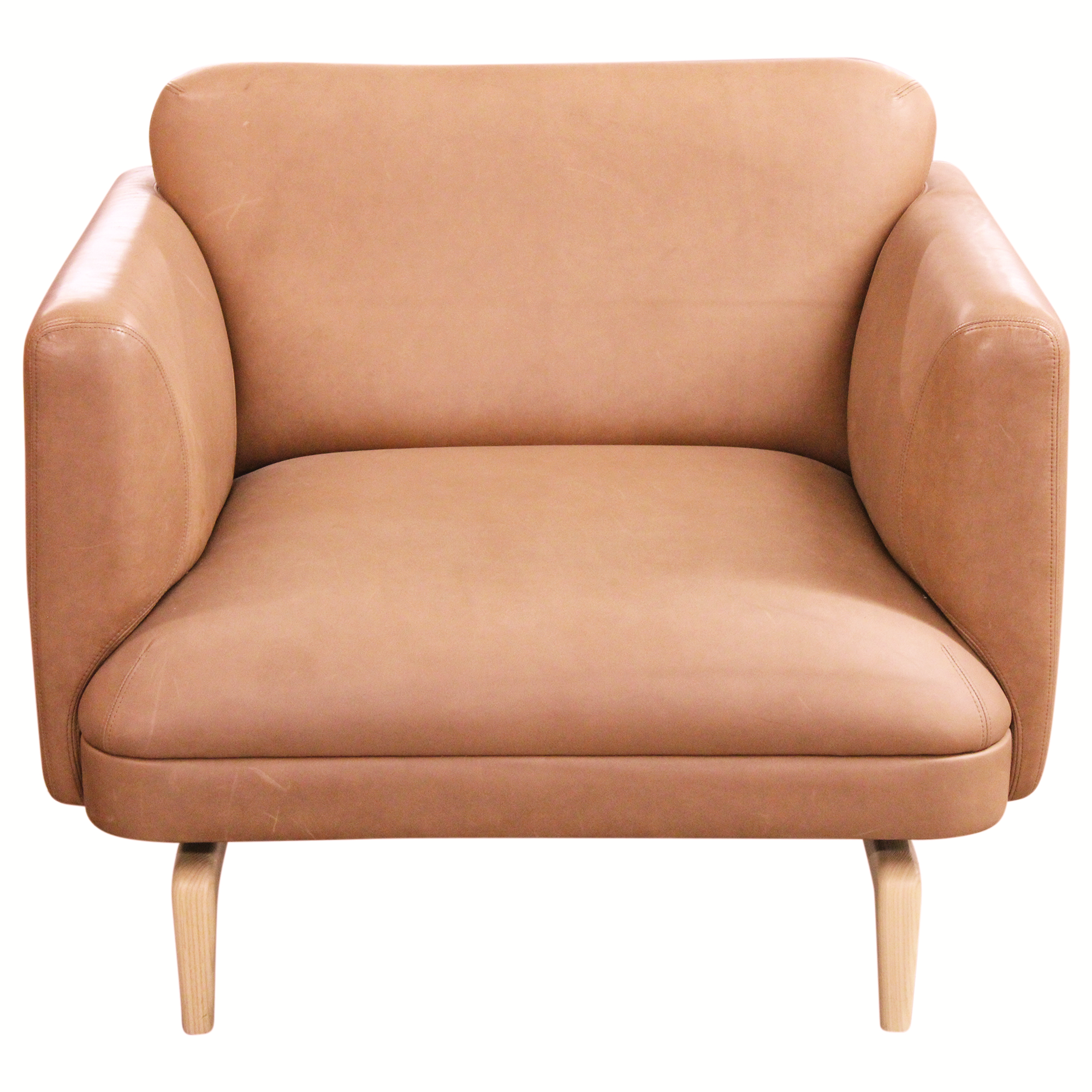 OFS Cosima Lounge Chair, Camel - Preowned