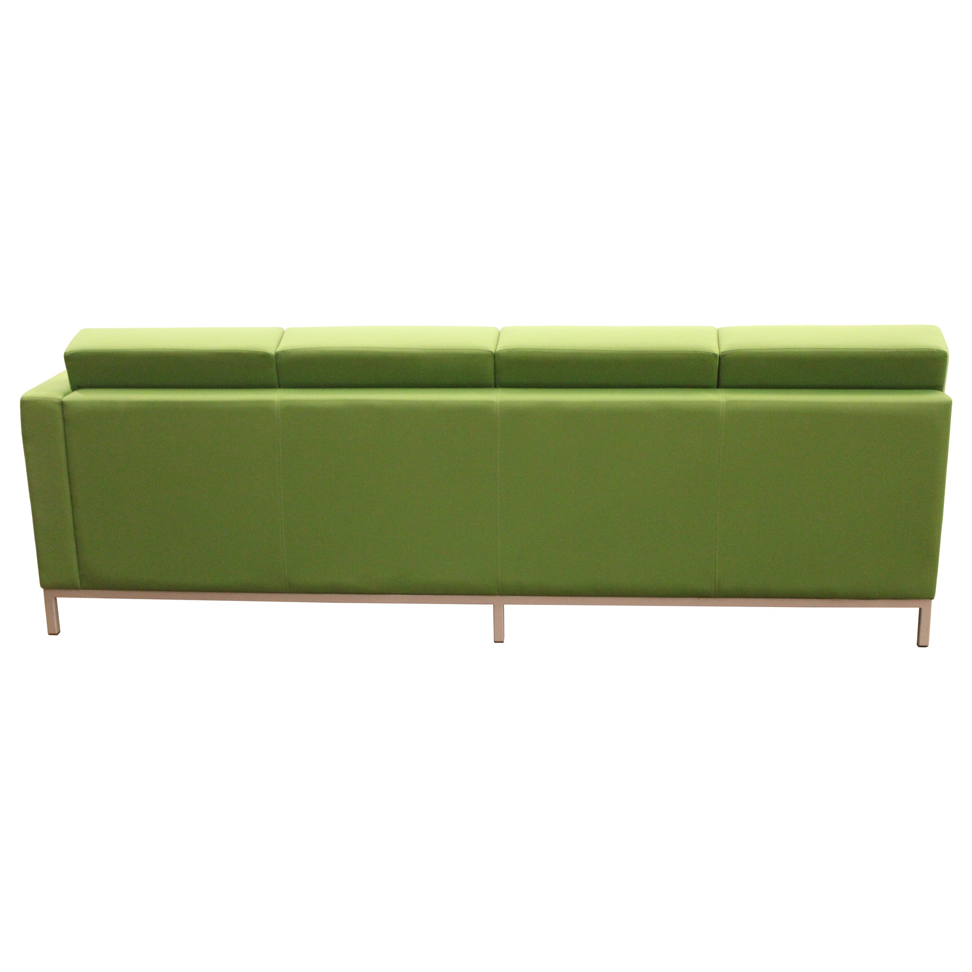 Global Citi Square 4-Seat Sofa, Green - Preowned