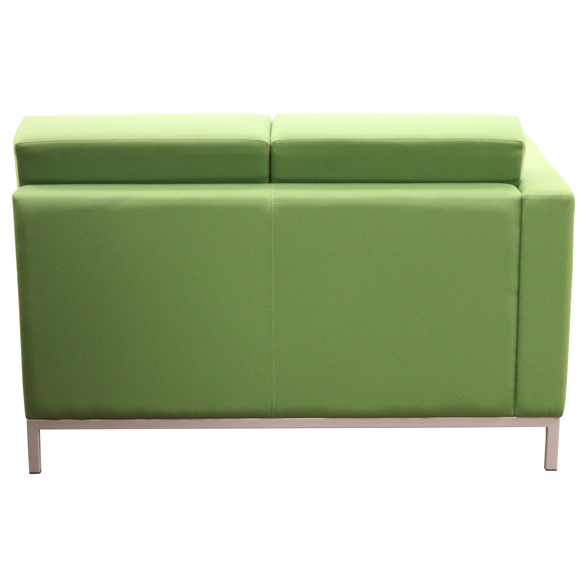 Global Citi Square 2-Seat Sofa, Green - Preowned