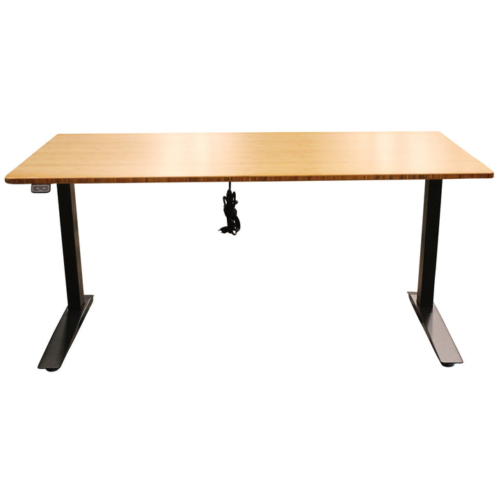Jarvis Height Adjustable Desk, Bamboo - Preowned
