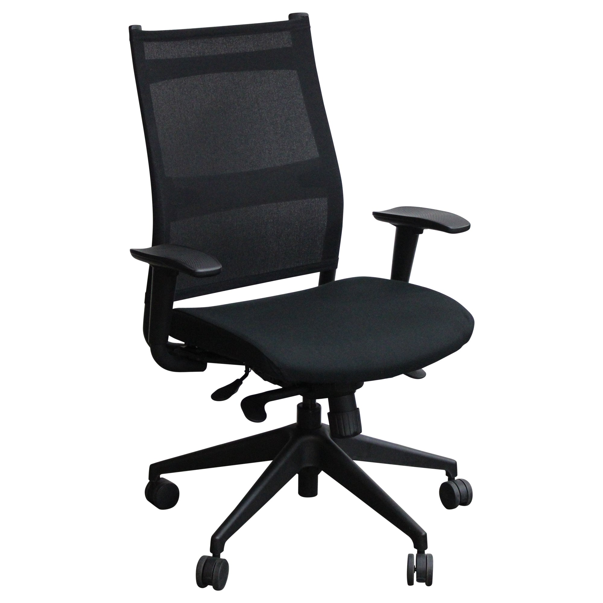 SitOnIt Seating Wit Task Chair, Black - Preowned