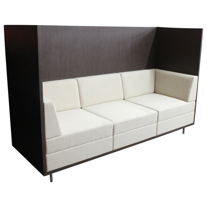 Cumberland Lounge Booth, White - Preowned