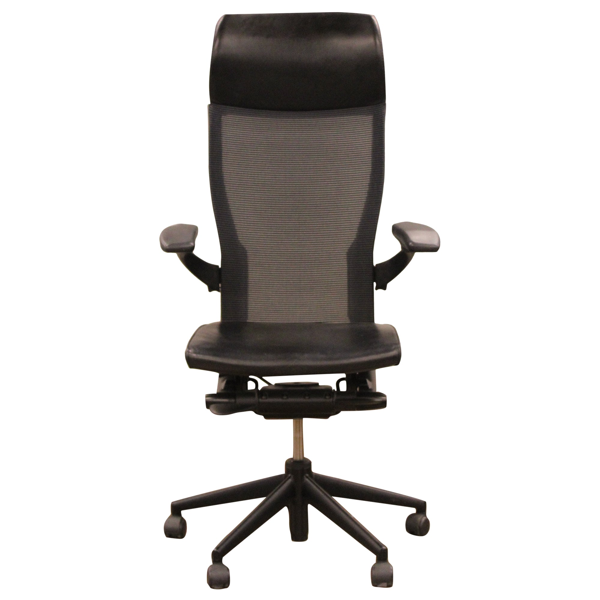 Haworth X99 Task Chair with Headrest, Black - Preowned