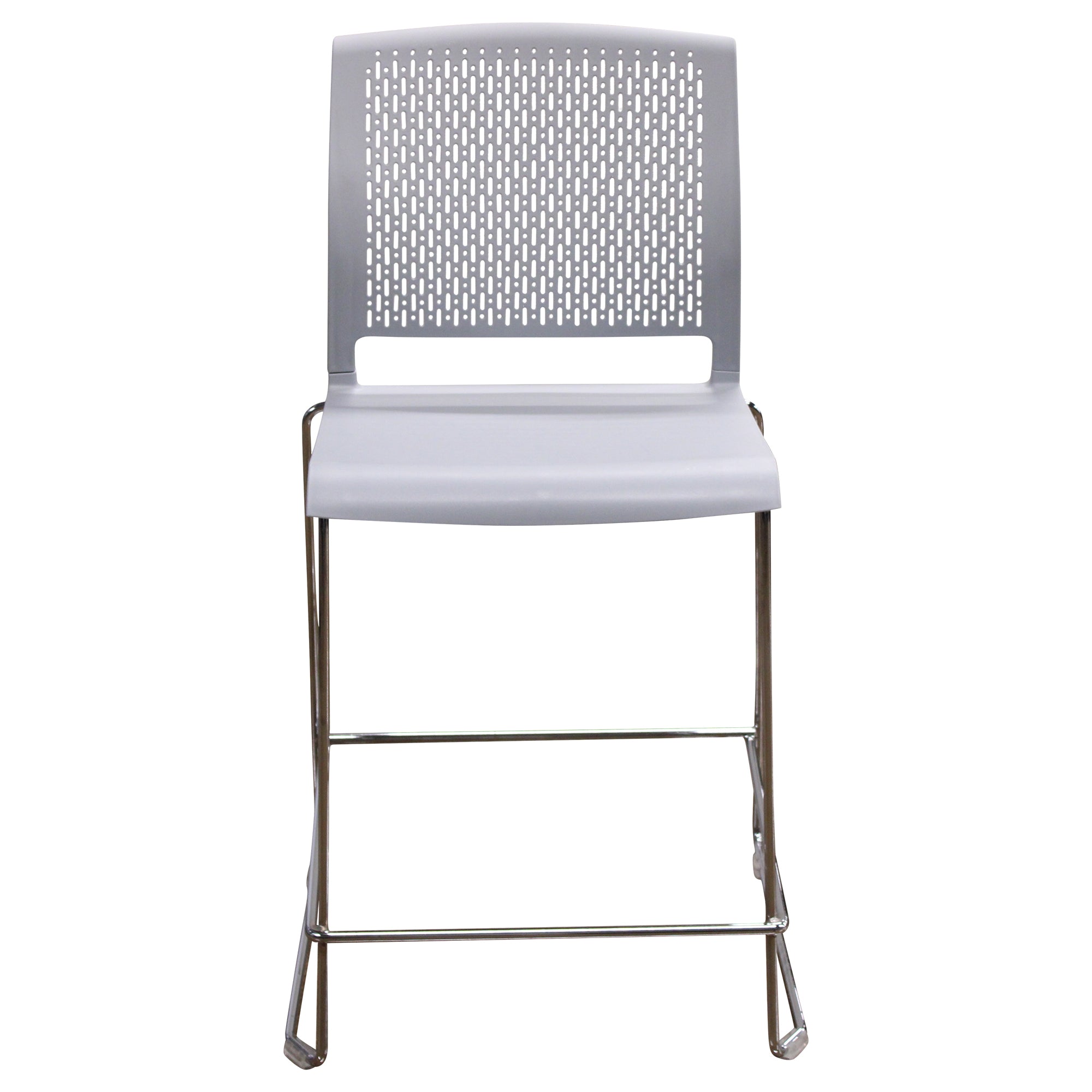 National Ditto Counter Height Stool, Grey - Preowned