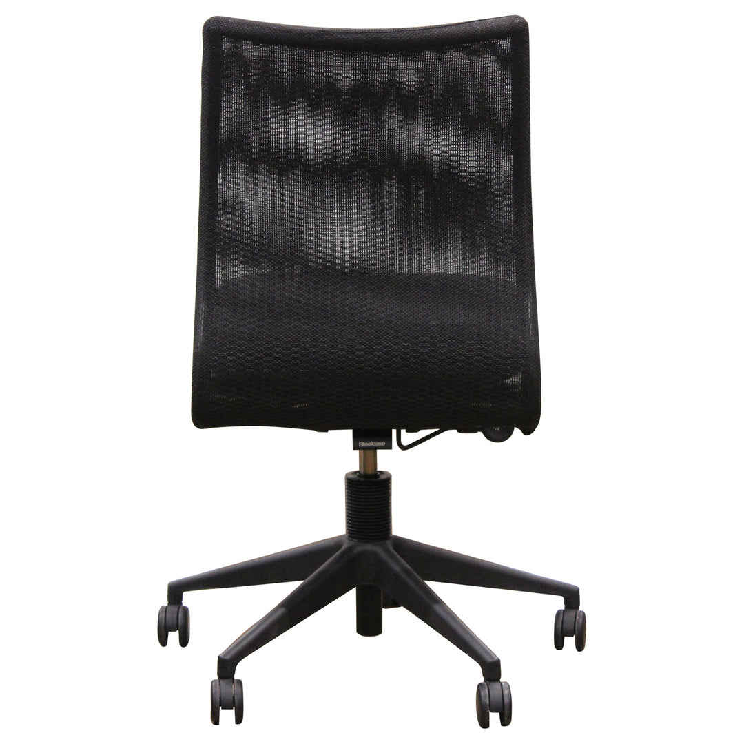 Steelcase Jersey Armless Task Chair, Black - Preowned