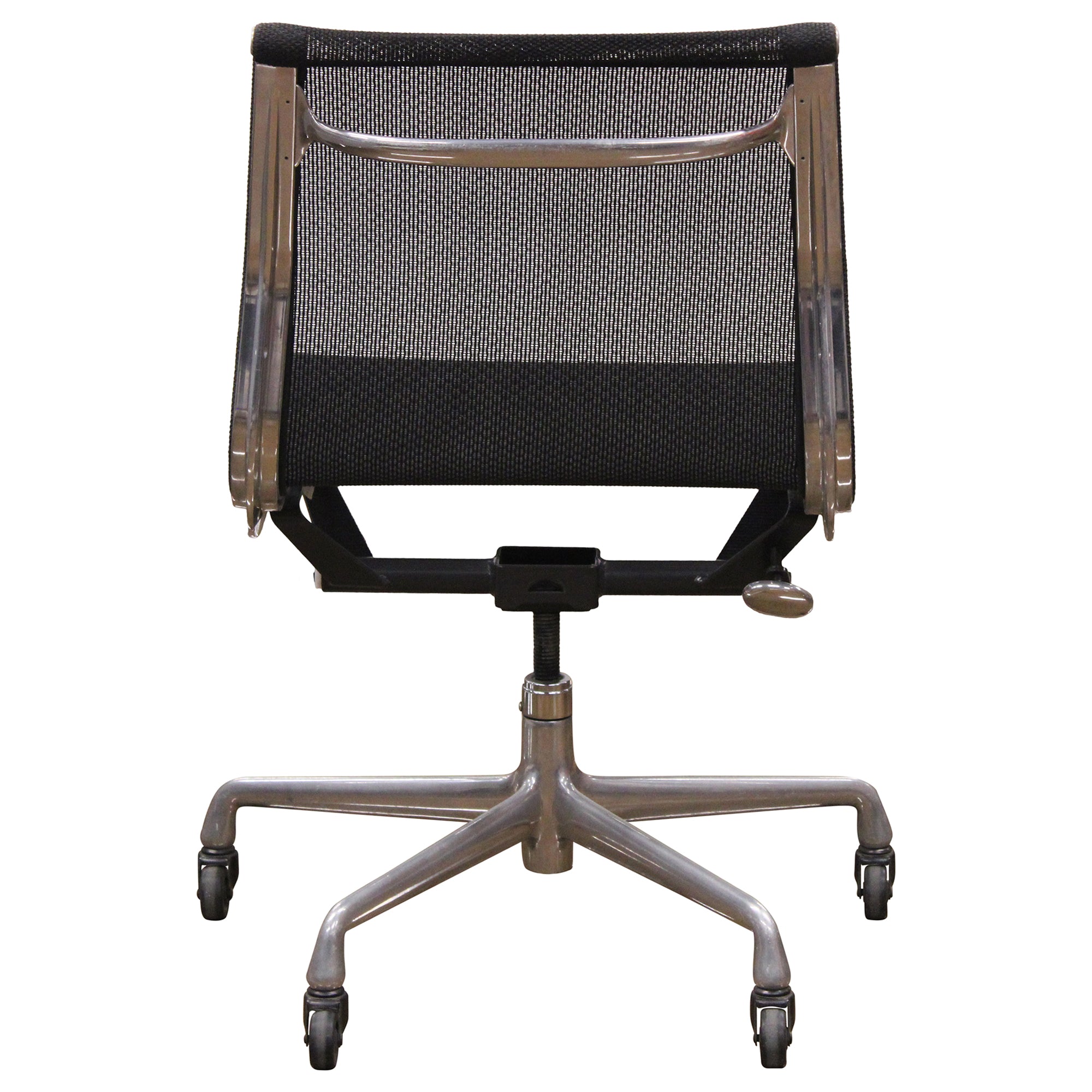 Herman Miller Eames Armless Management Chair, Black - Preowned
