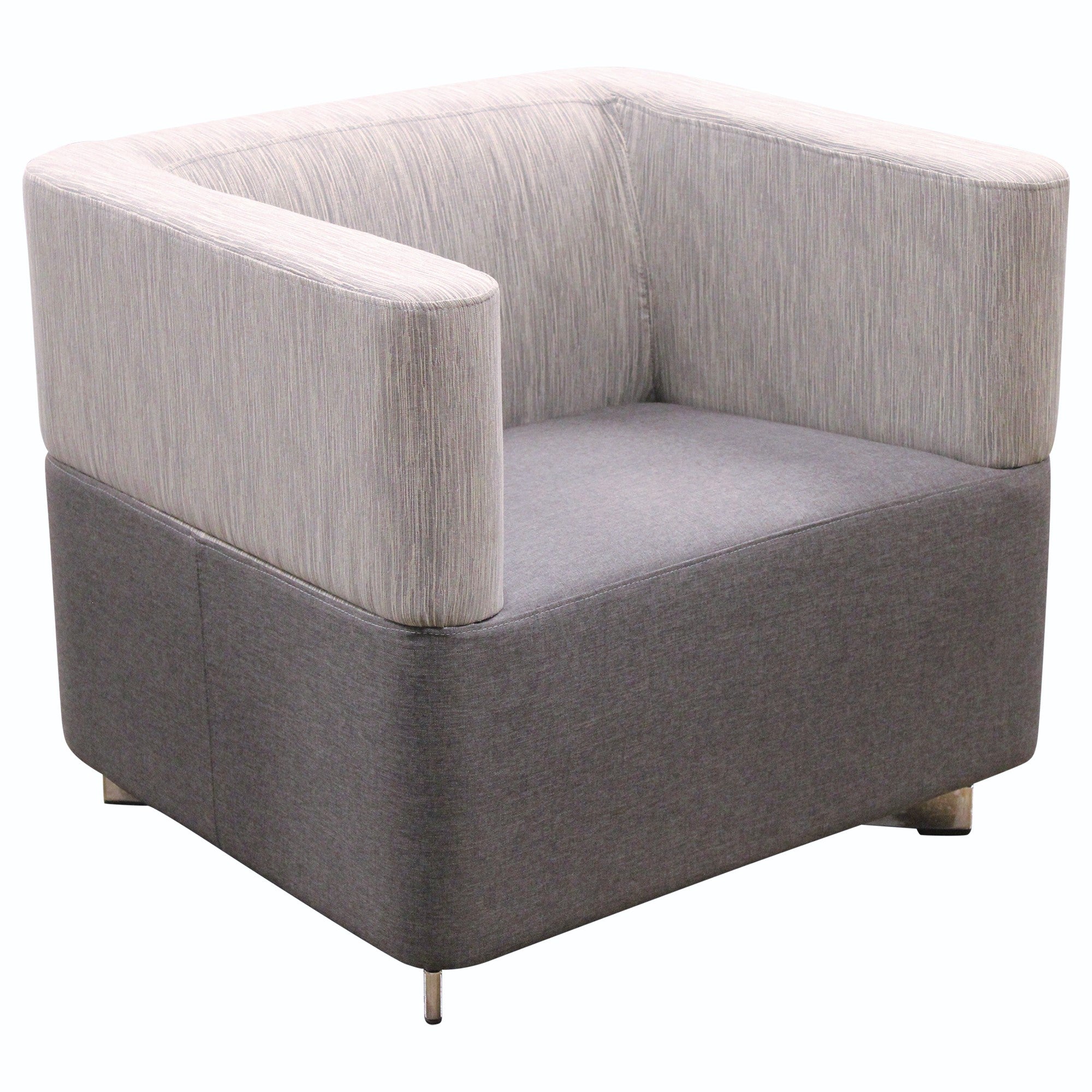 Davis Furniture Meo Lounge Chair, Light Grey - Preowned