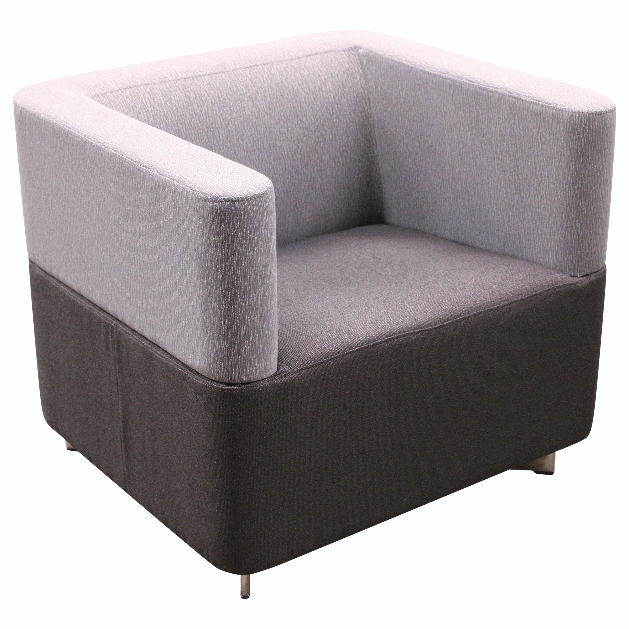 Davis Furniture Meo Lounge Chair, Dark Grey - Preowned