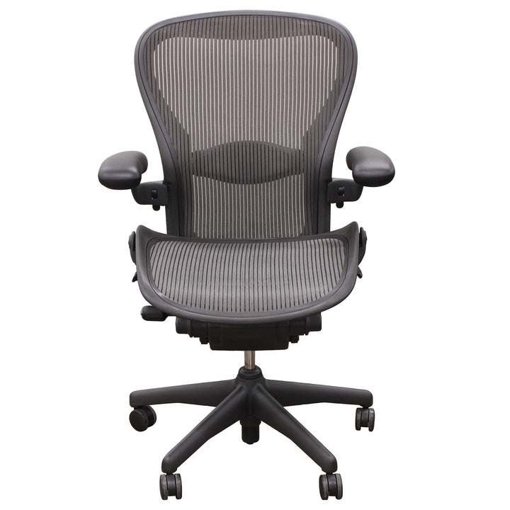 Herman Miller Aeron Task Chair Size C, Graphite Mesh - Preowned