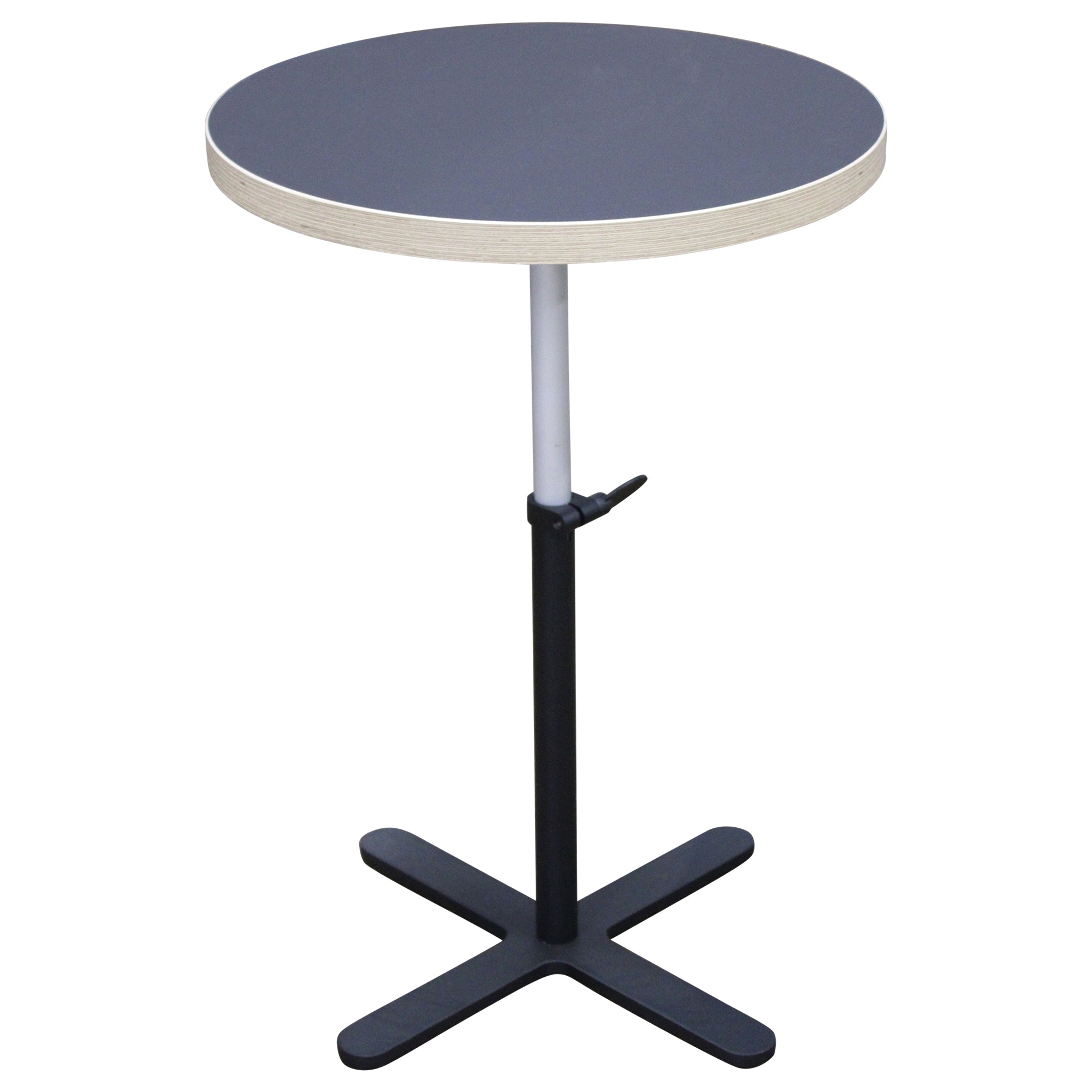 Teknion Routes Height Adjustable Side Table, Black - Preowned