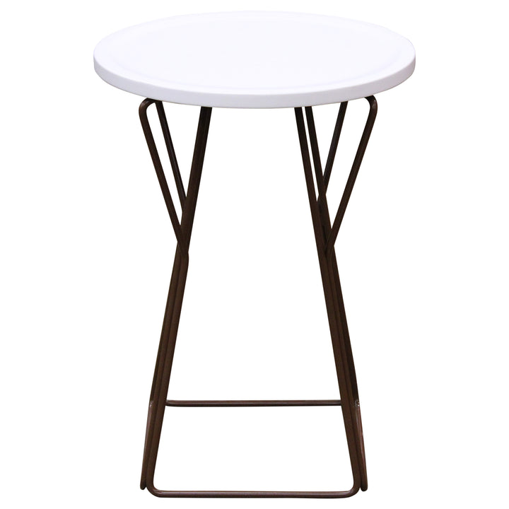OFS Wyre Side Table, White - Preowned