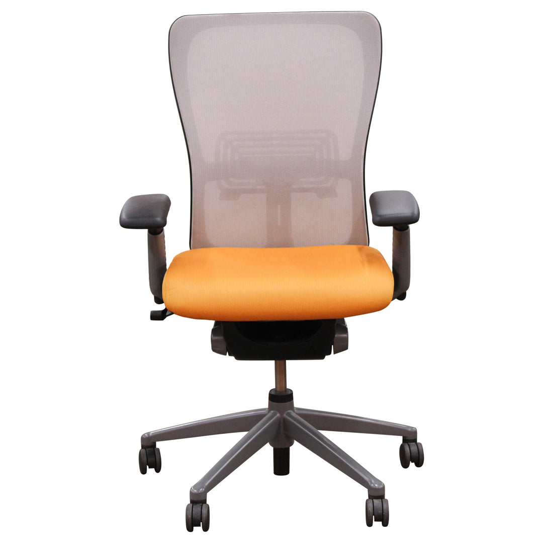 Haworth Zody Ergonomic Task Chair, Orange - Preowned