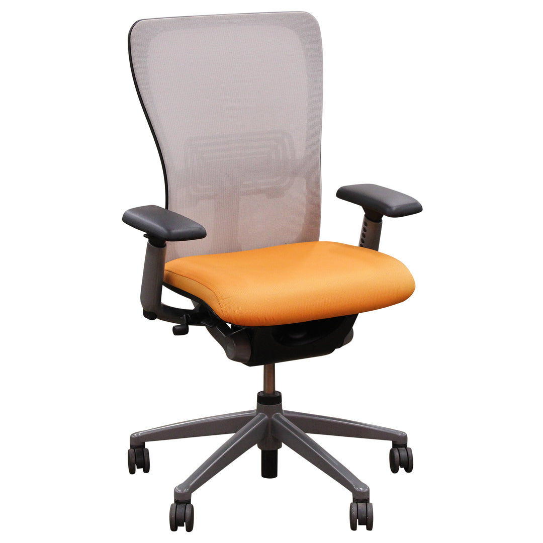 Haworth Zody Ergonomic Task Chair, Orange - Preowned