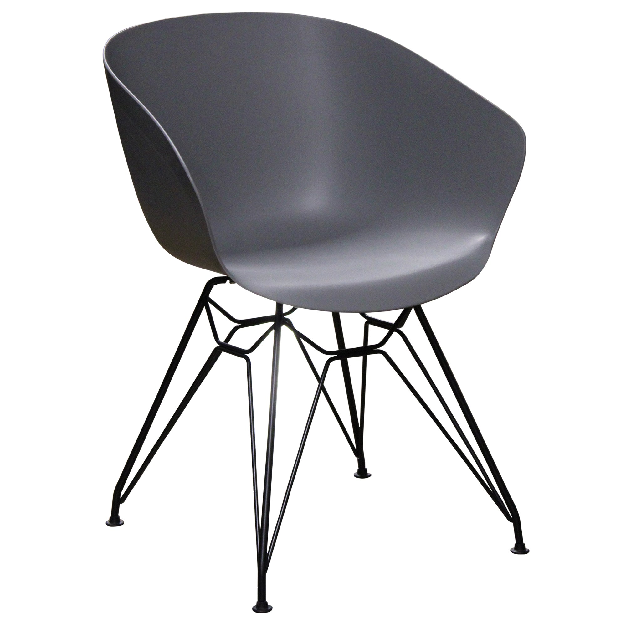Etc. Deker Side Chair, Grey - Preowned