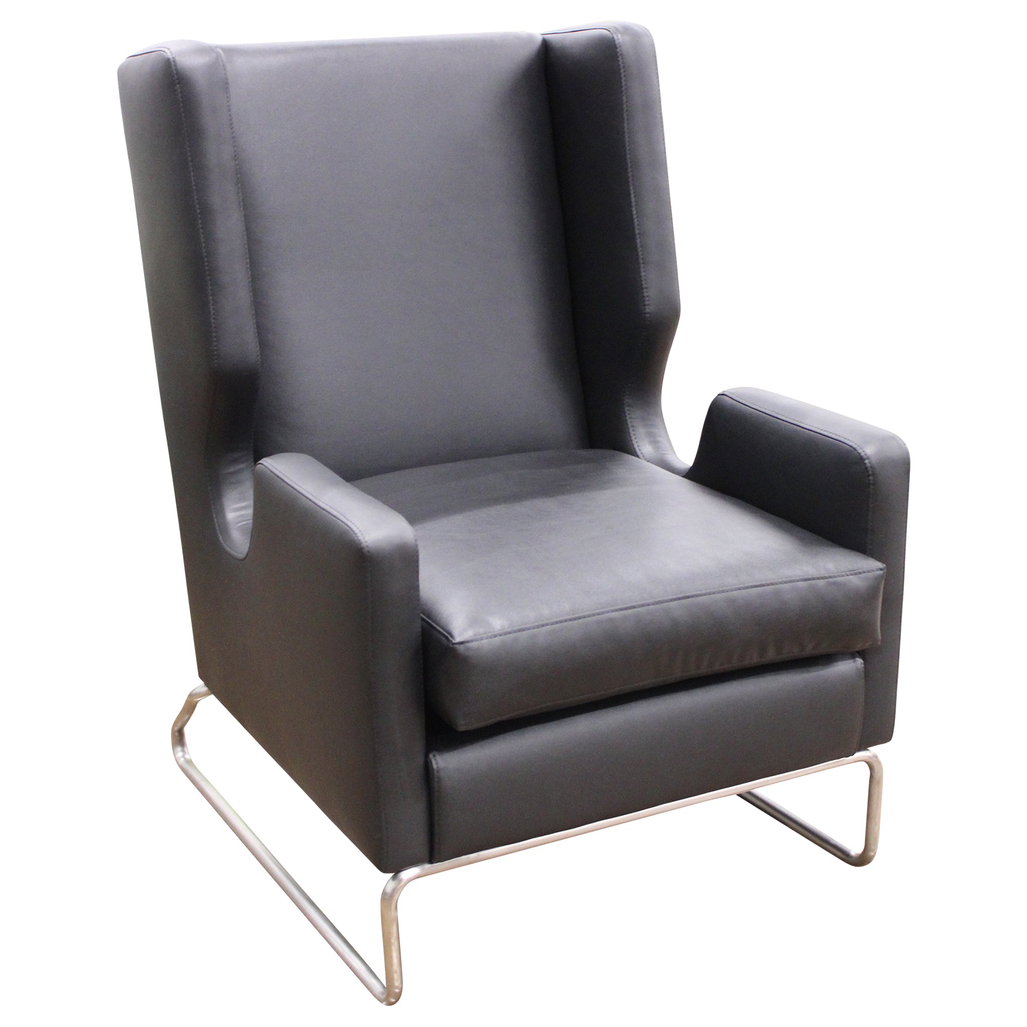 Gus Modern Danforth Lounge Chair, Black - Preowned