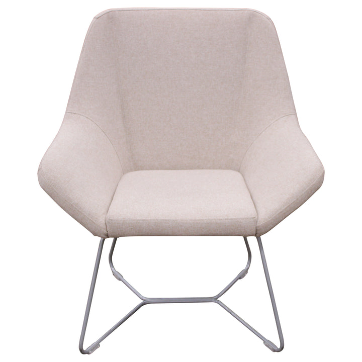 Keilhauer Cahoots Side Chair w/ Sled Base, Cream - Preowned