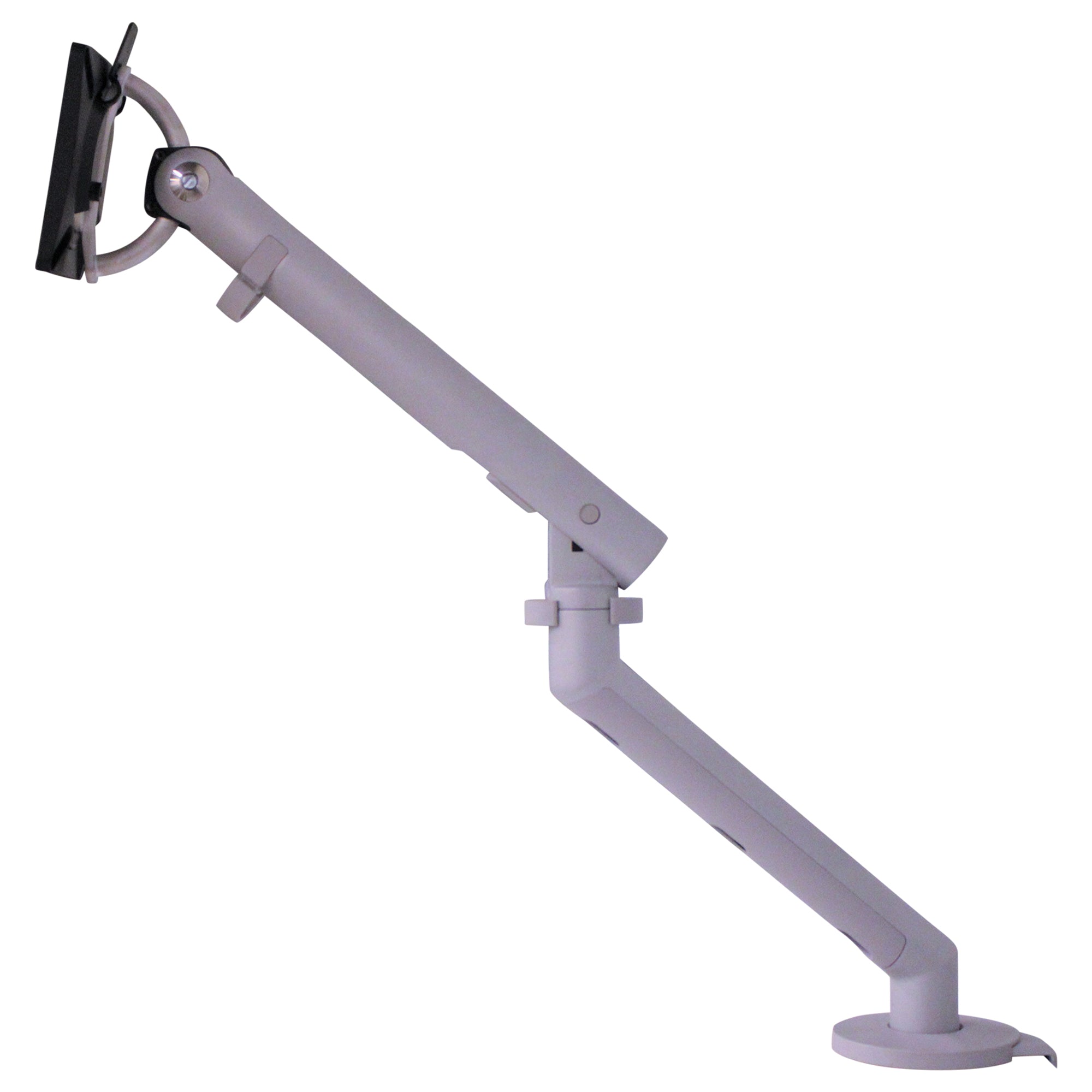Herman Miller Flo Single Screen Monitor Arm, Chrome - New CLOSEOUT