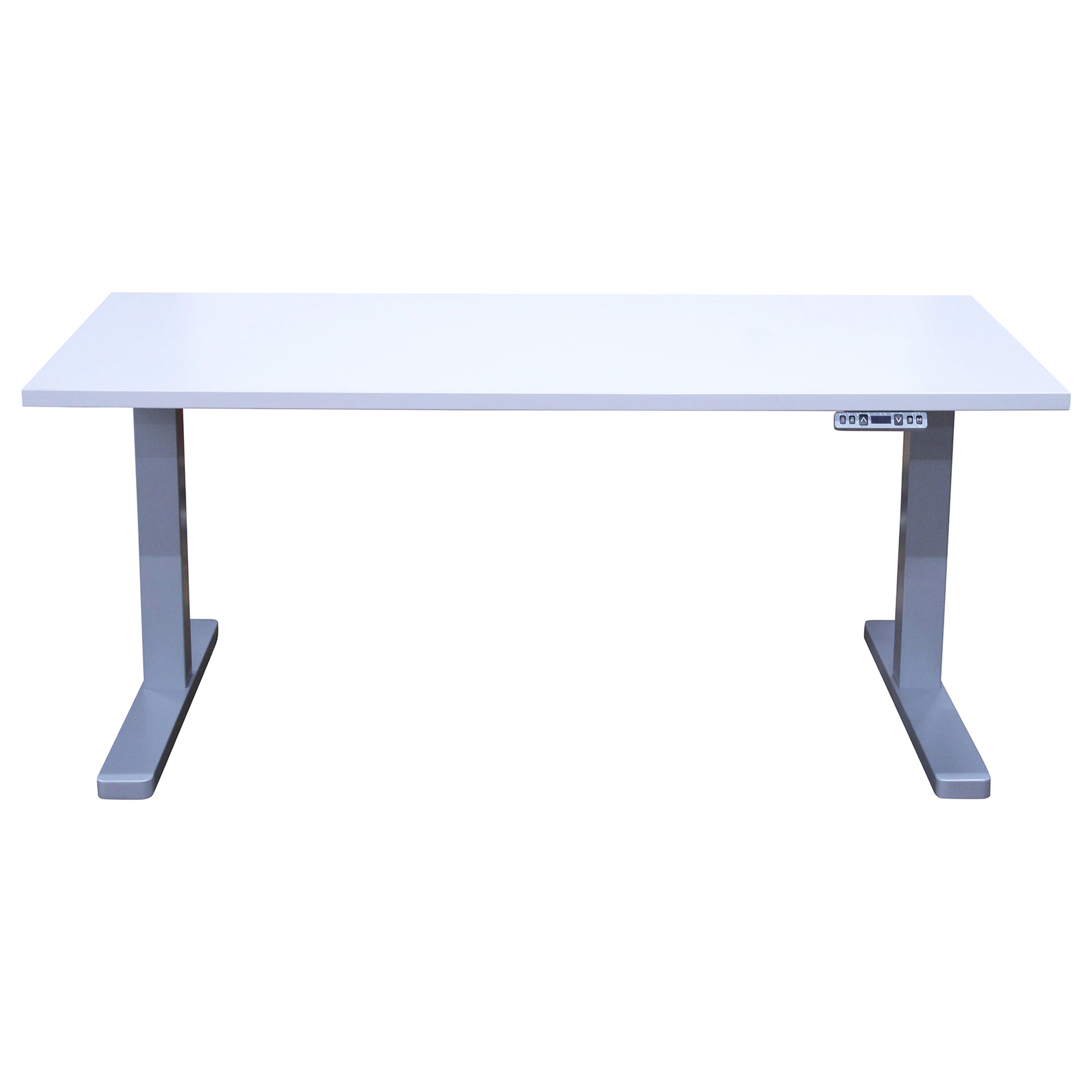 60x30 Height Adjustable Desk w/Memory, White - Preowned