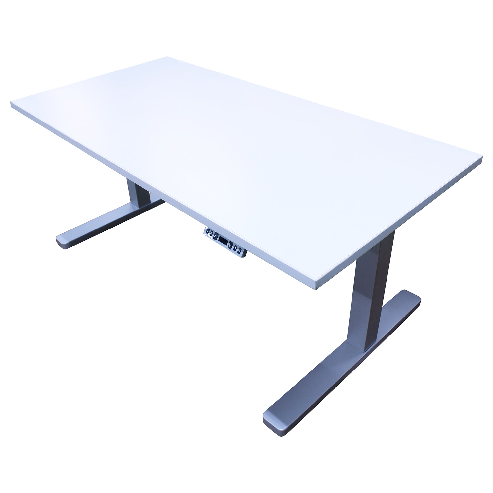 60x30 Height Adjustable Desk w/Memory, White - Preowned