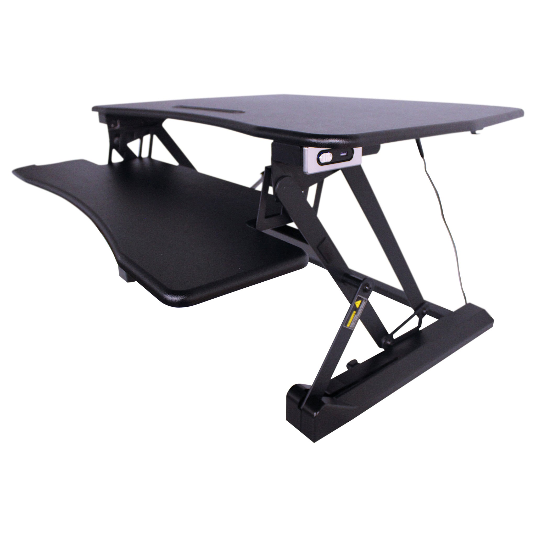 Vivo Electric Height Adjustable Desk Mount, Black - Preowned