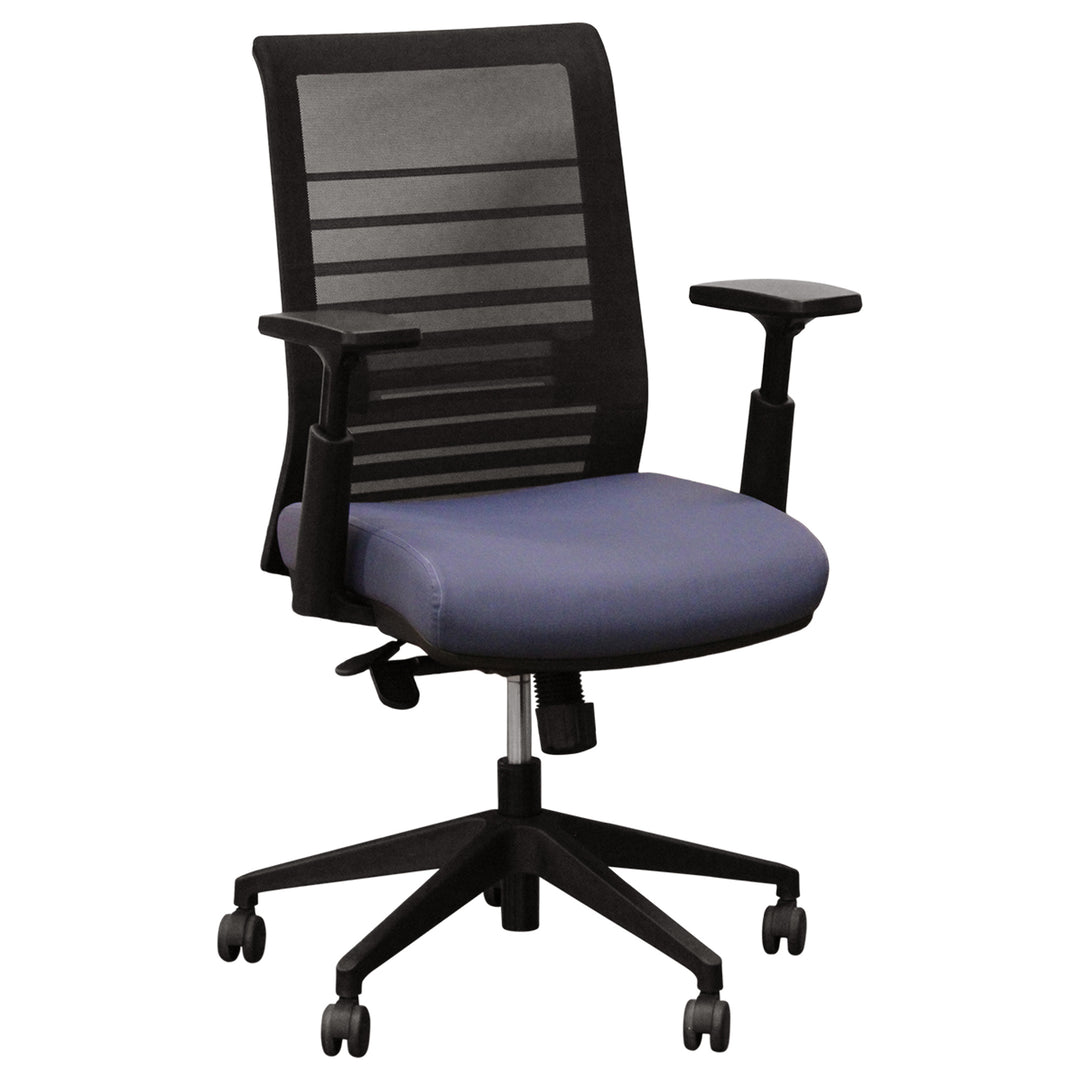 Compel Lucky Task Chair, Blue - New CLOSEOUT