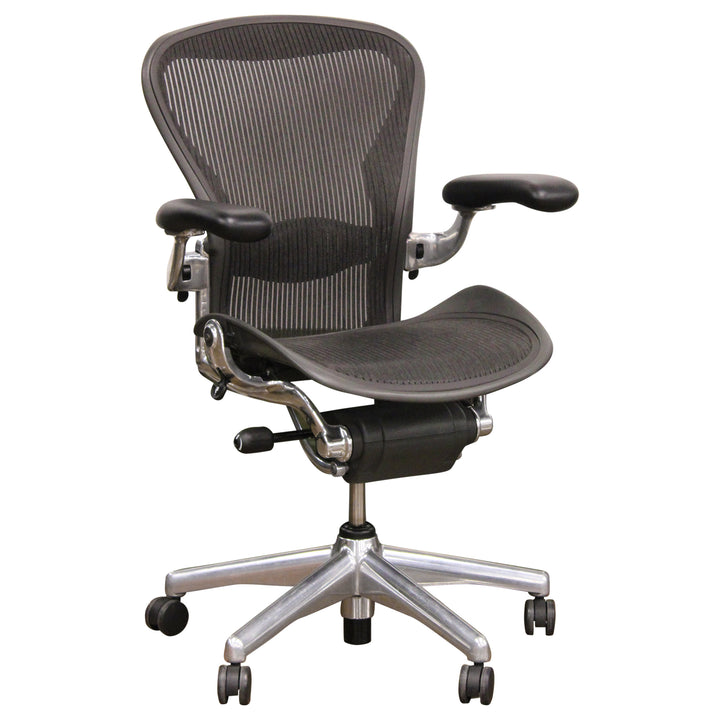 Herman Miller Aeron Task Chair, Size B, Chrome - Preowned